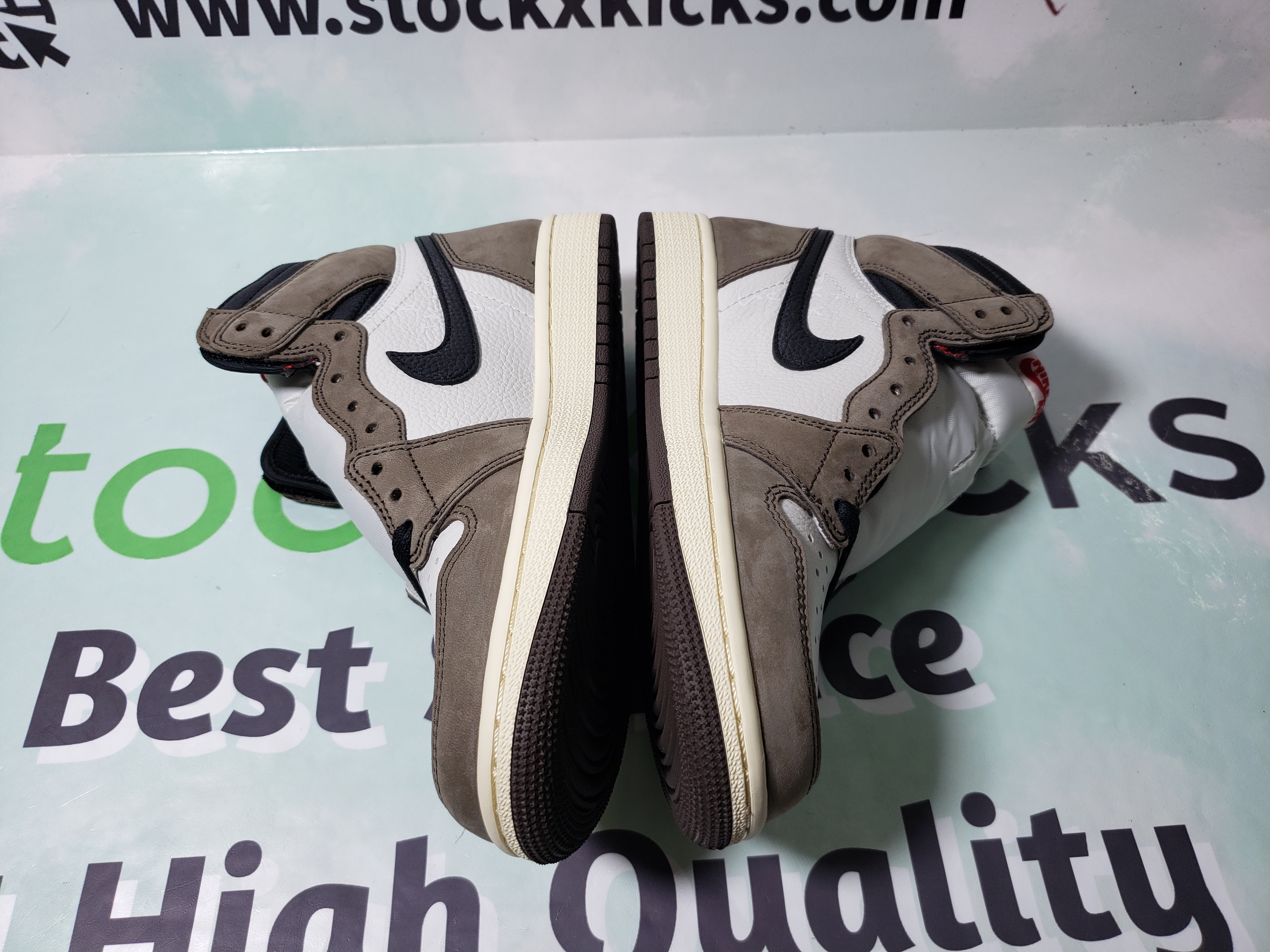 PK God Batch Travis Scott x Air Jordan 1 High OG TS SP CD4487-100 review stockxkicks 02
