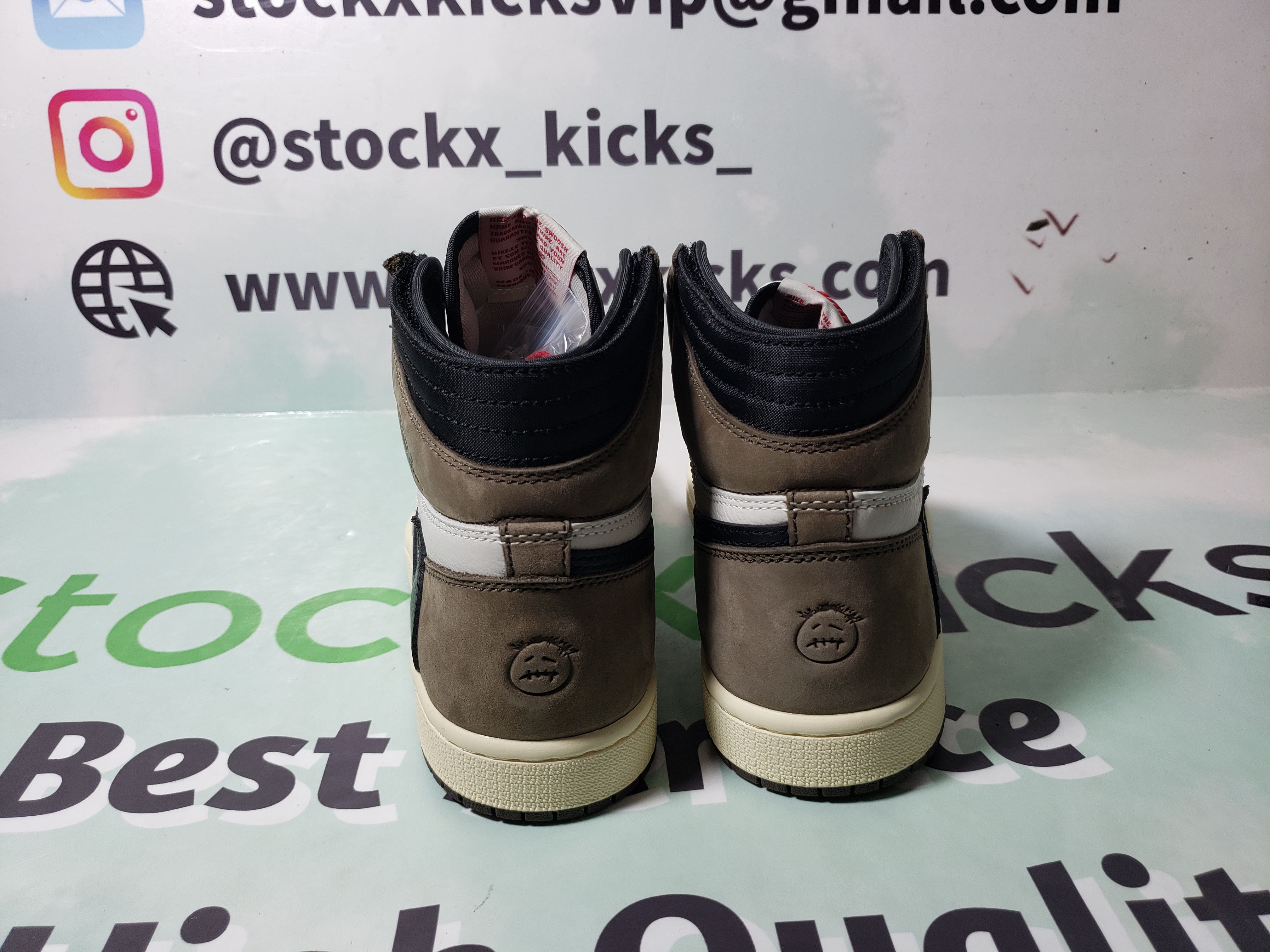 PK God Batch Travis Scott x Air Jordan 1 High OG TS SP CD4487-100 review stockxkicks 00