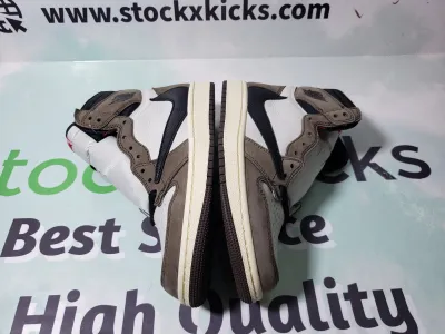 PK God Batch Travis Scott x Air Jordan 1 High OG TS SP CD4487-100 review stockxkicks 03