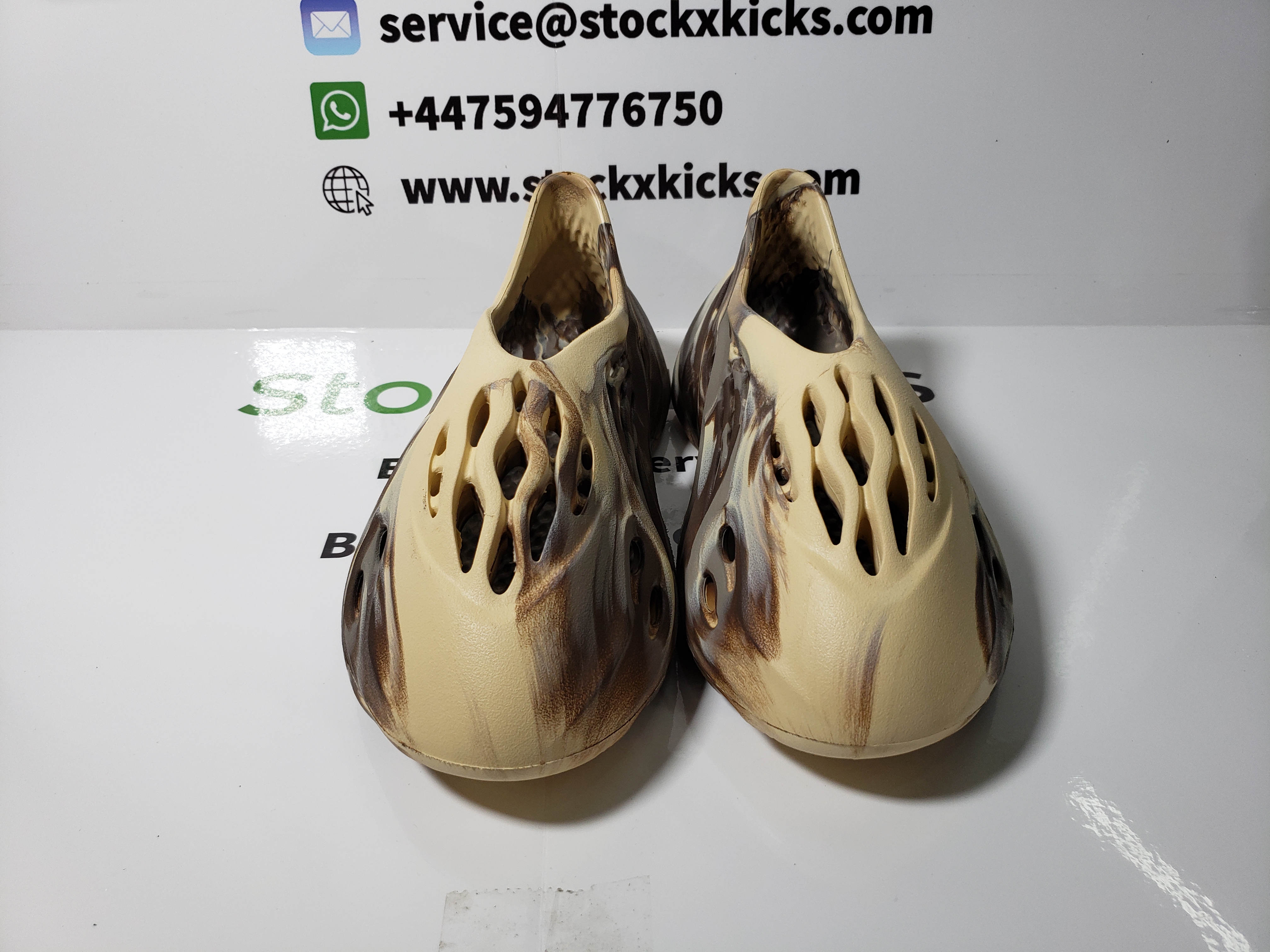PK God Batch adidas originals Yeezy Foam Runner MX Cream Clay GX8774 review stockxkicks QC 01