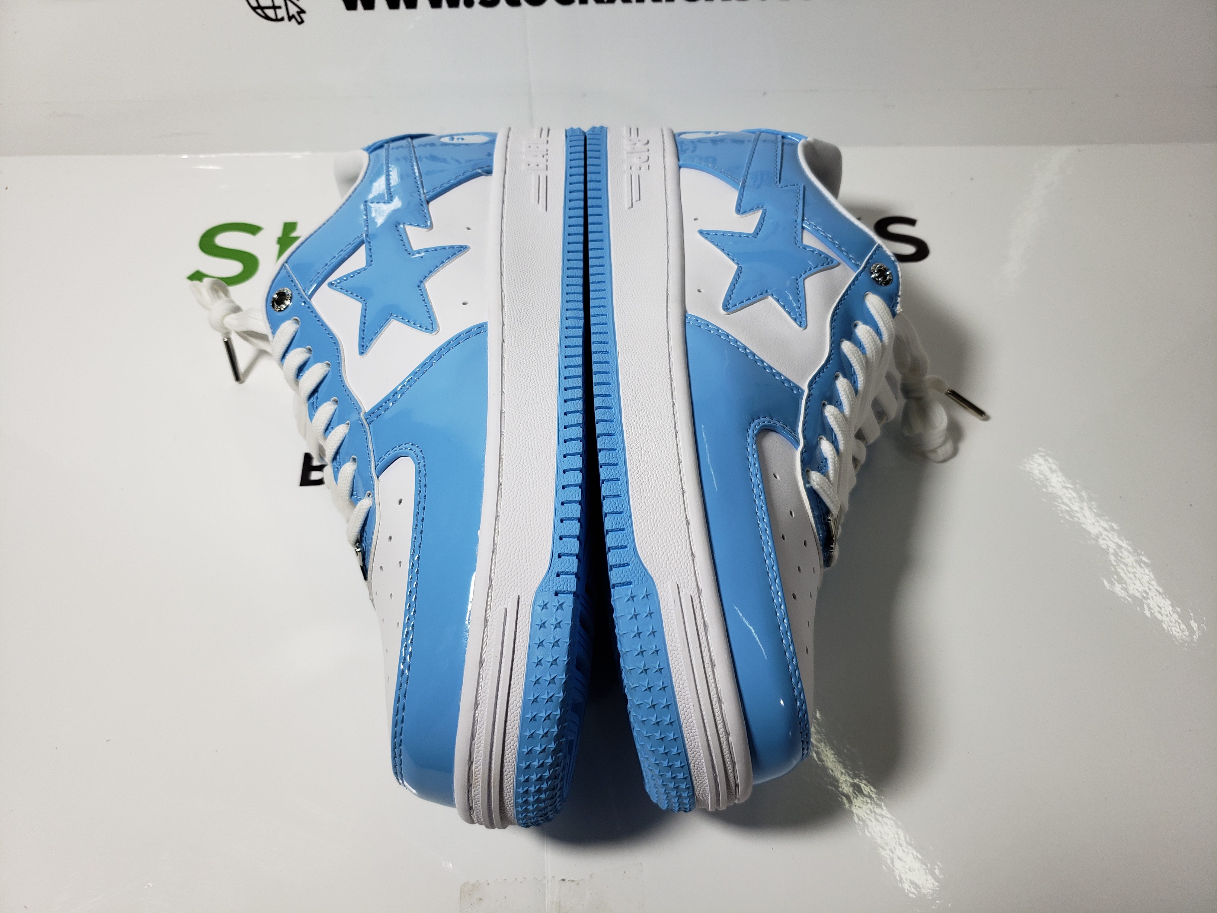 A Bathing Ape Bape Sta Low White Blue 1M70-191-001 review stockxkicks 03
