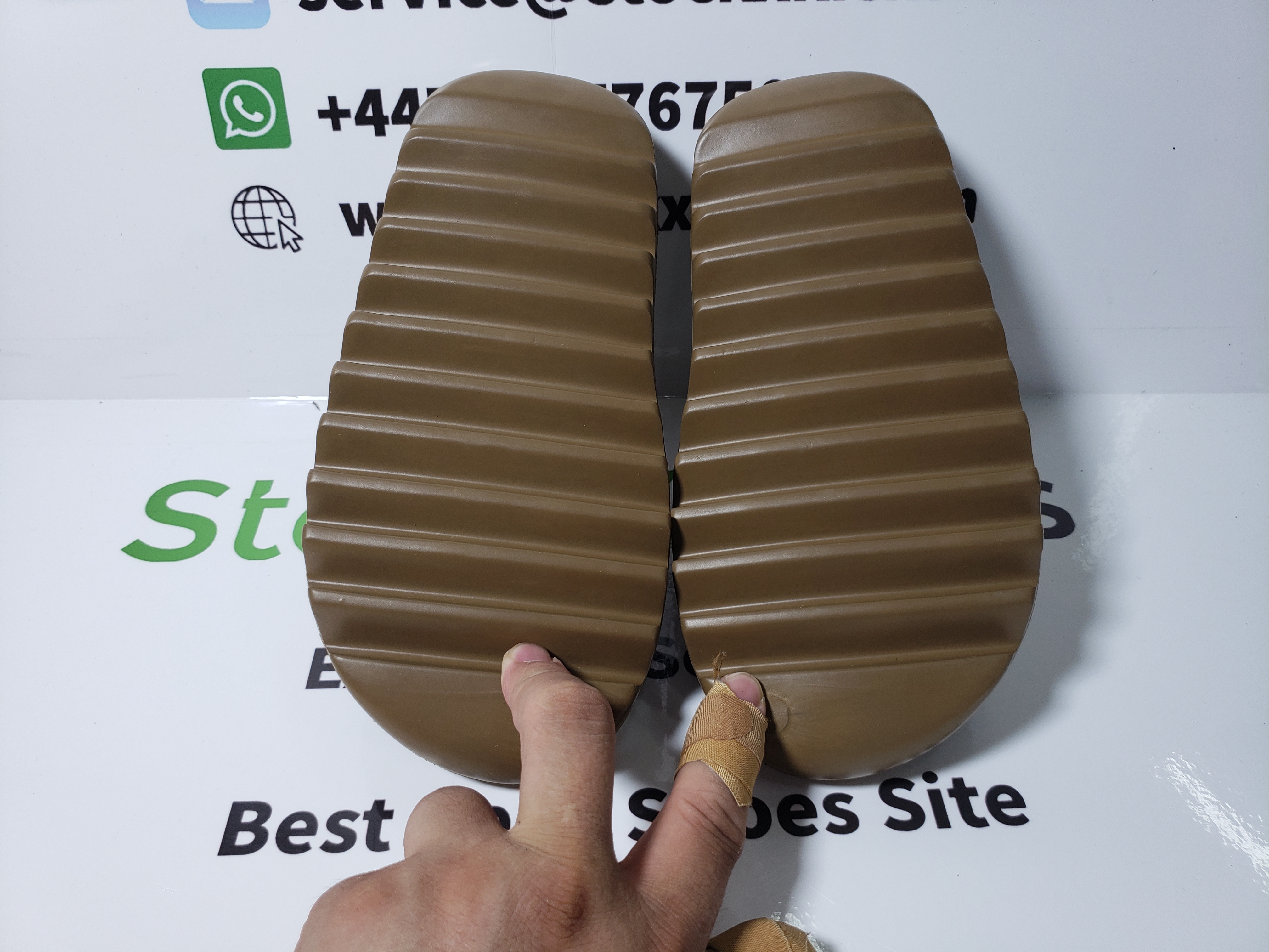 PK God Batch adidas Yeezy Slide Core G55492 review stockxkicks 04