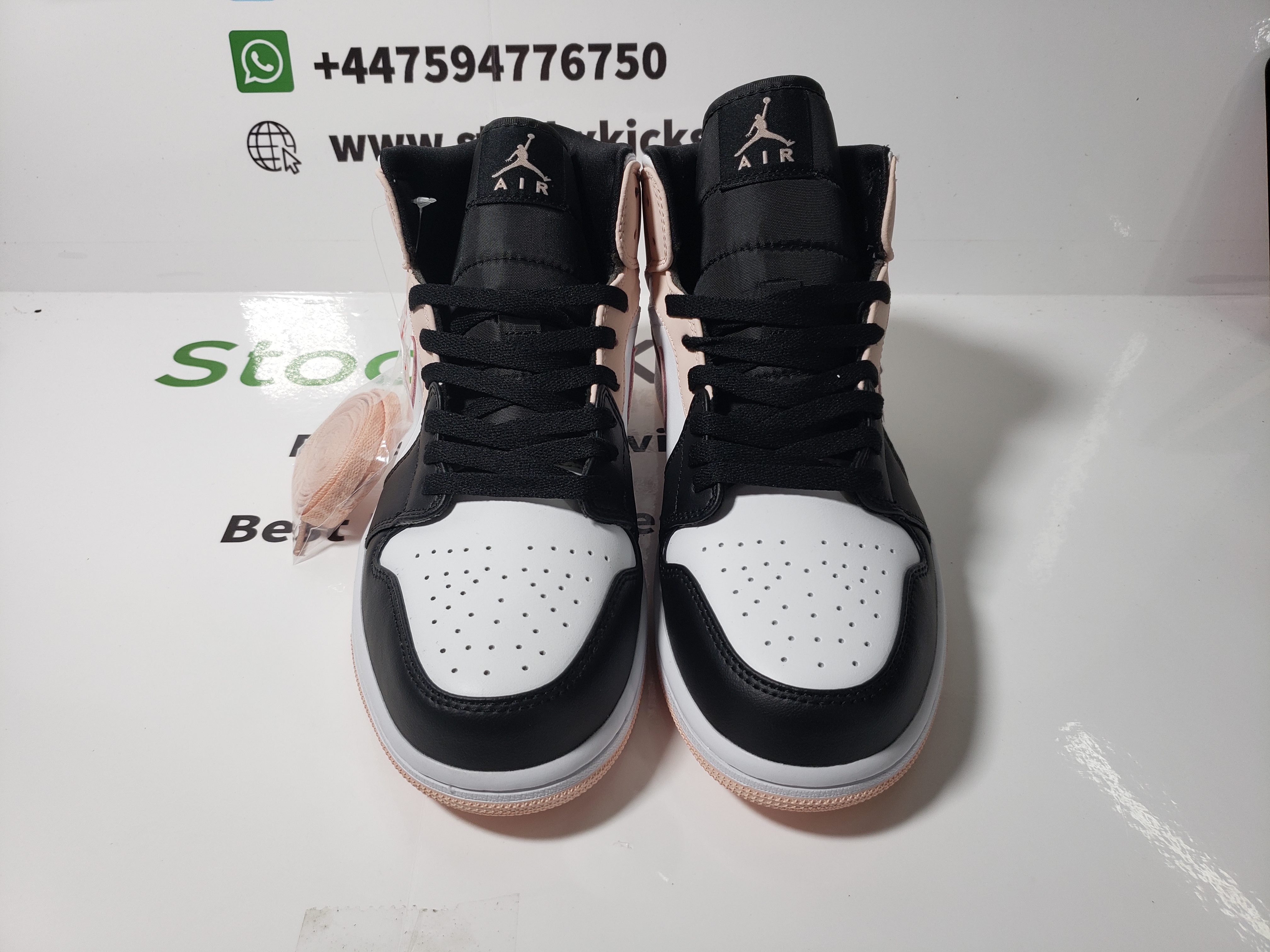LJR Batch Air Jordan 1 Mid Arctic Orange Black Toe 554724-133  review stockxkicks 01