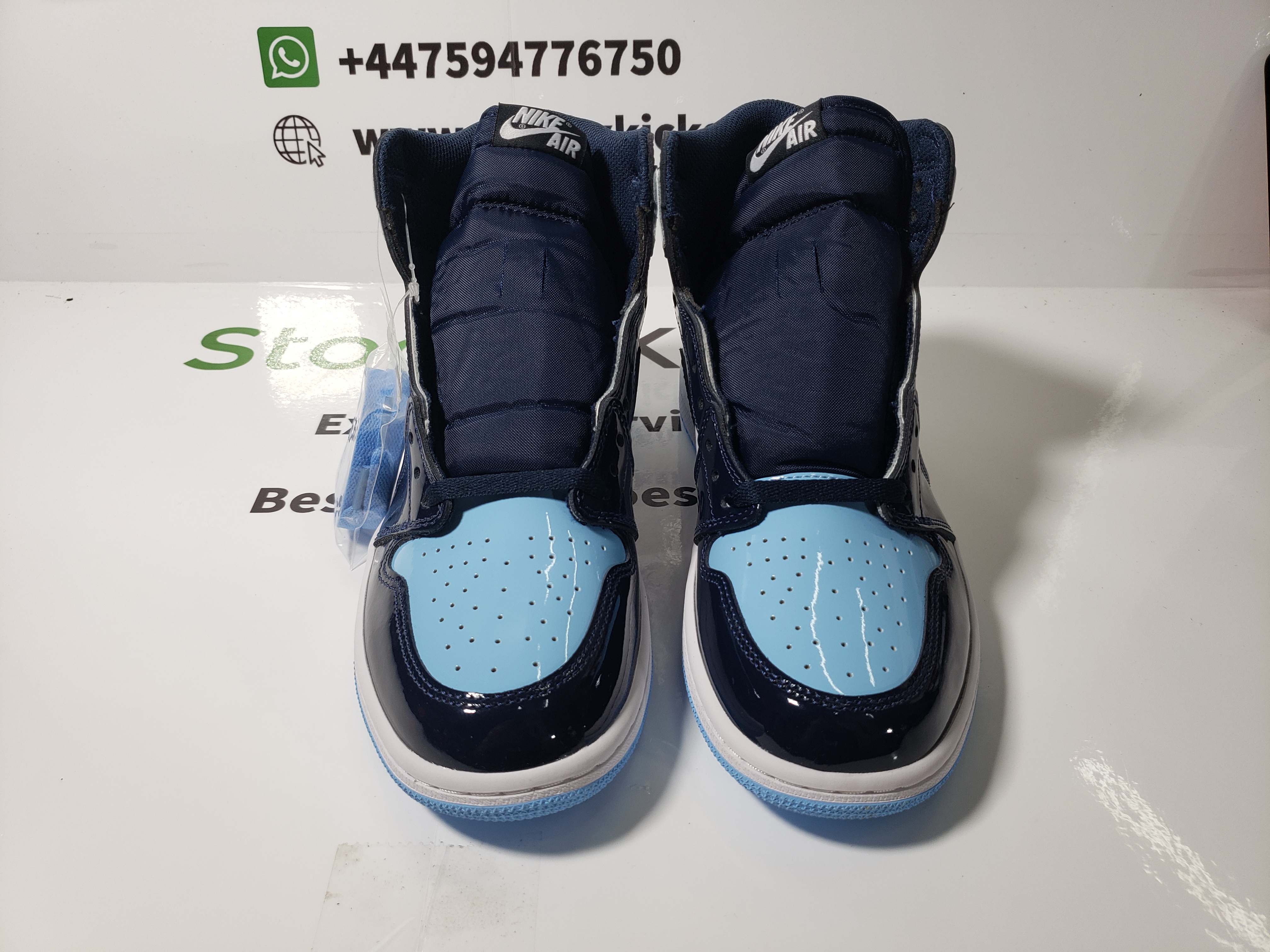 Special offer Batch Air Jordan 1 Retro High OG UNC Patent CD0461-401 review stockxkicks 01