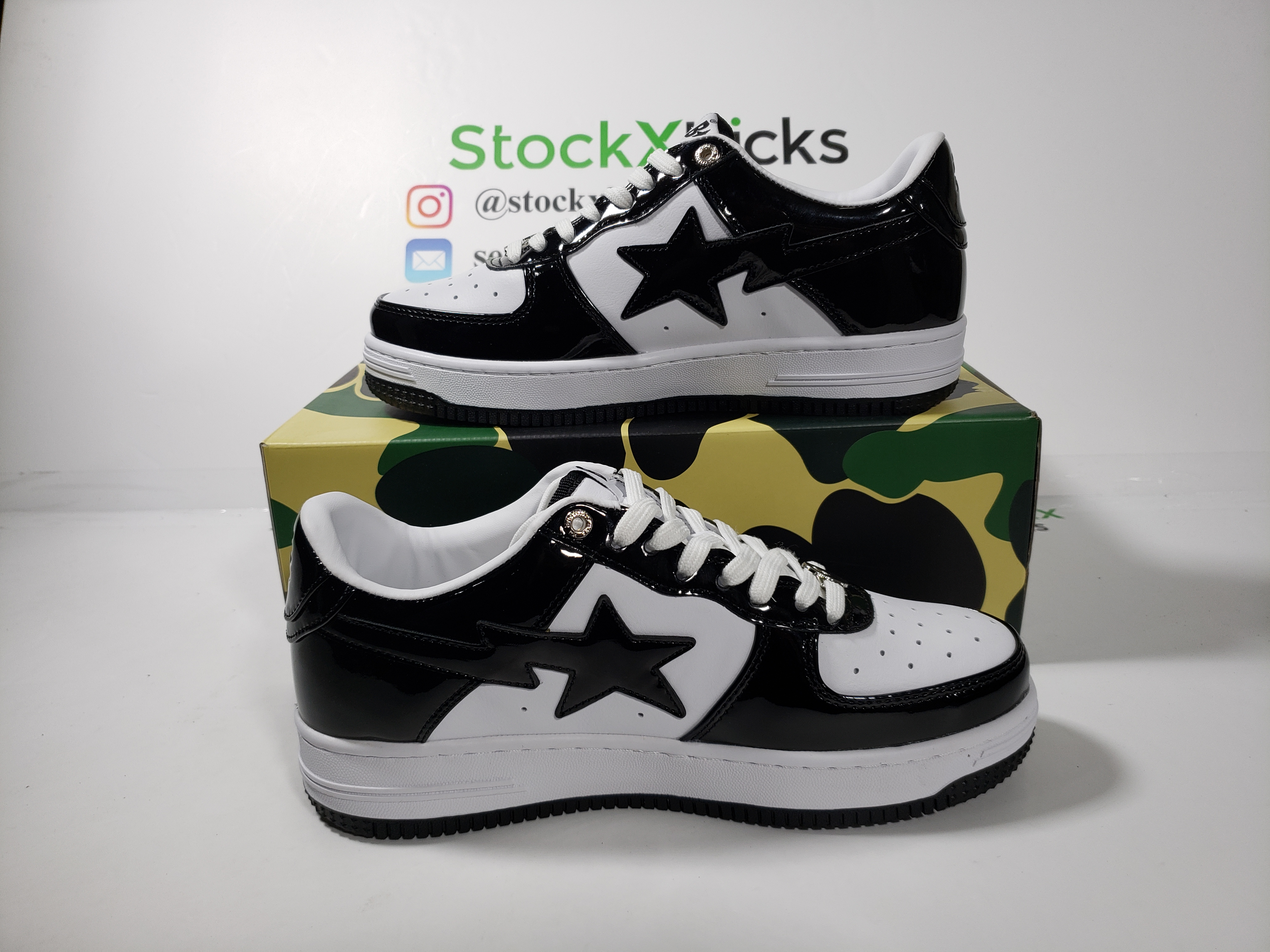A Bathing Ape Bape Sta Low Black White 1H70-191-001 review Kvido Havlík 04