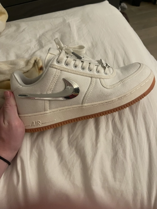 PK God Batch Nike Air Force 1 Low Travis Scott Sail AQ4211-101 review 