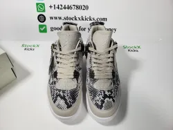 Pk God Batch Nike Air Jordan 4 Premium “Snakeskin” 819139-030 review stockxkicks 01