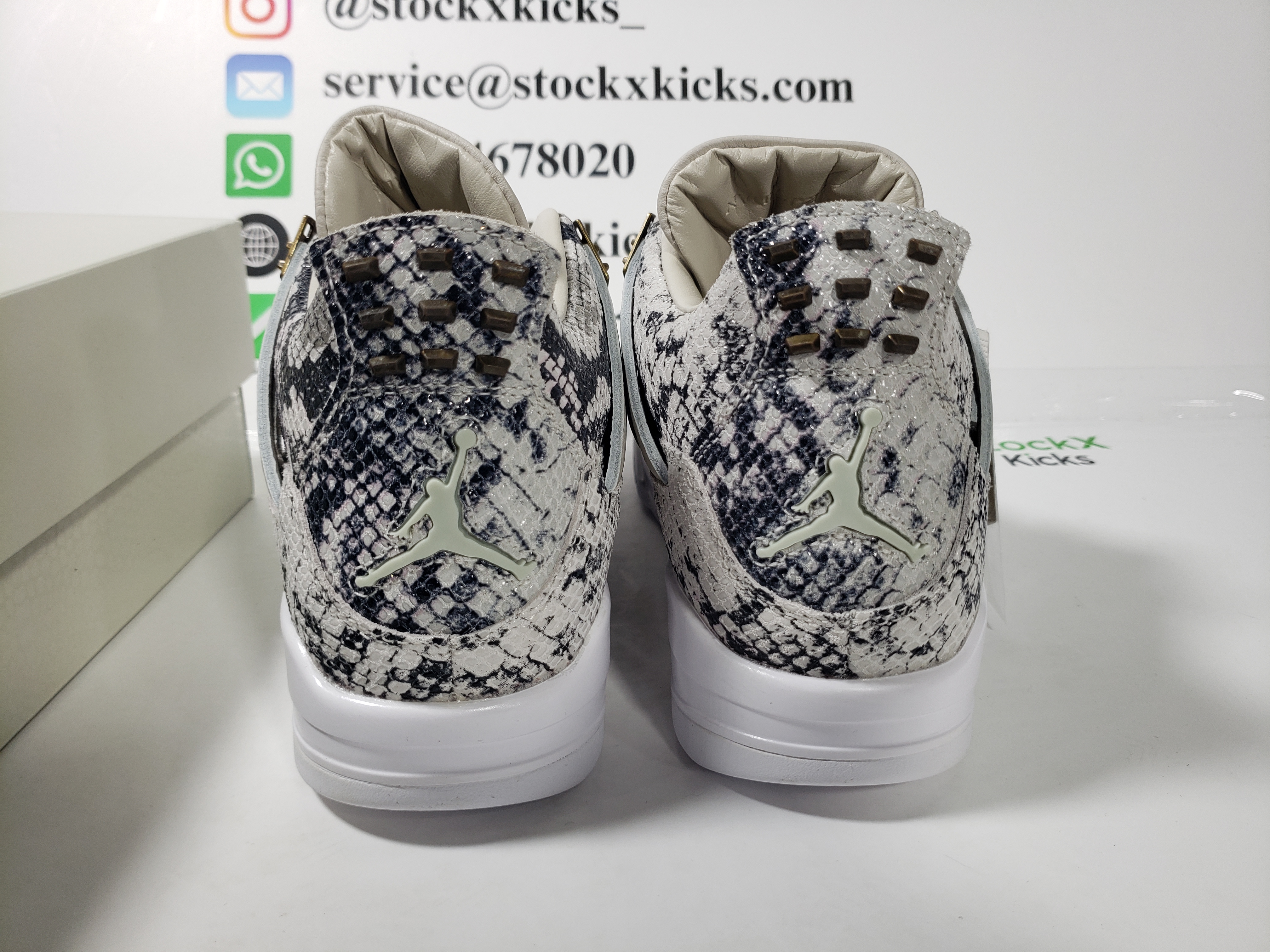 Pk God Batch Nike Air Jordan 4 Premium “Snakeskin” 819139-030 review stockxkicks 04