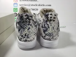 Pk God Batch Nike Air Jordan 4 Premium “Snakeskin” 819139-030 review stockxkicks 05