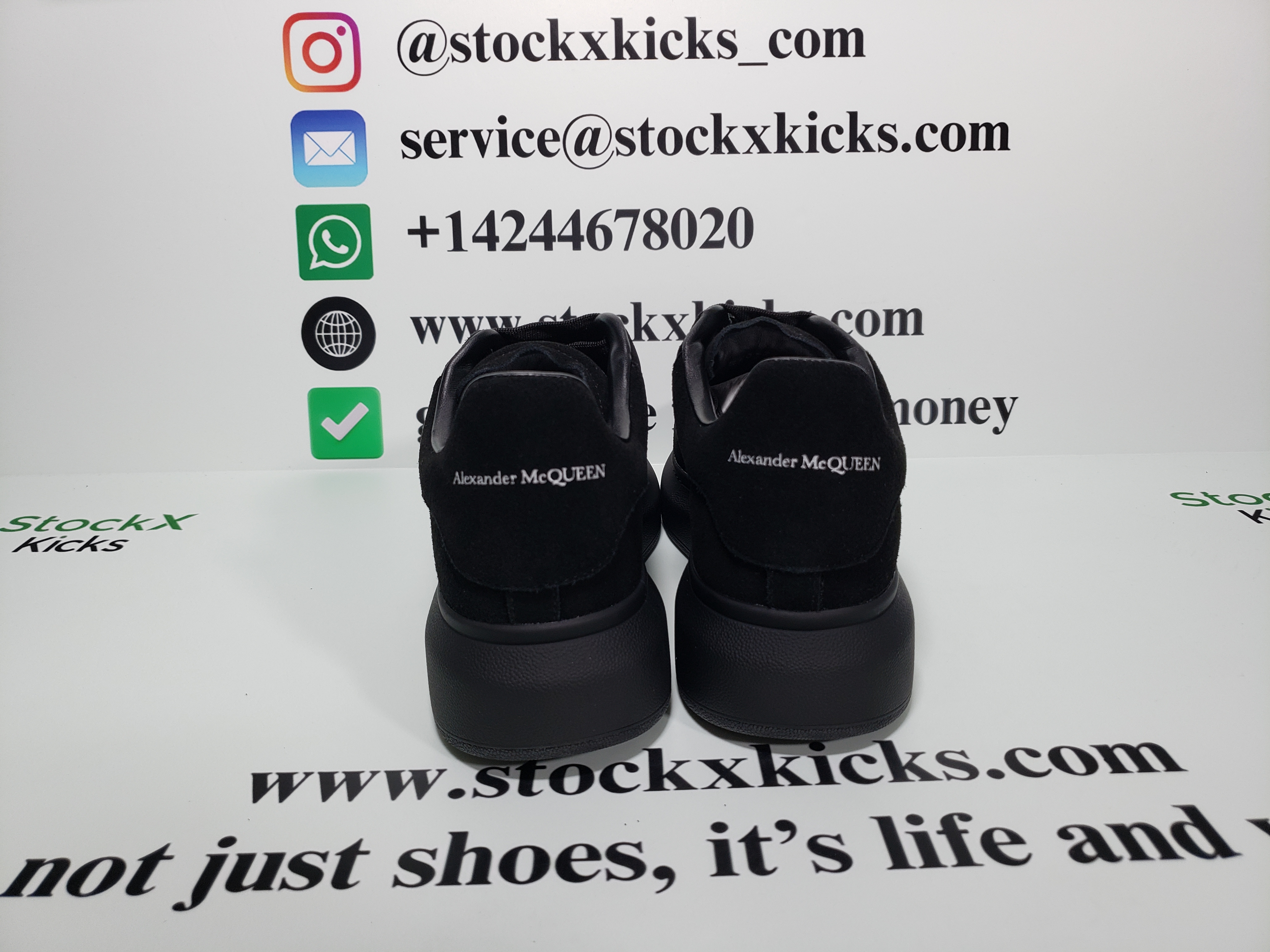 【High Quality $59 Free Shipping】Alexander McQueen Sneaker Black 553761WHV671000 review stockxkicks 00