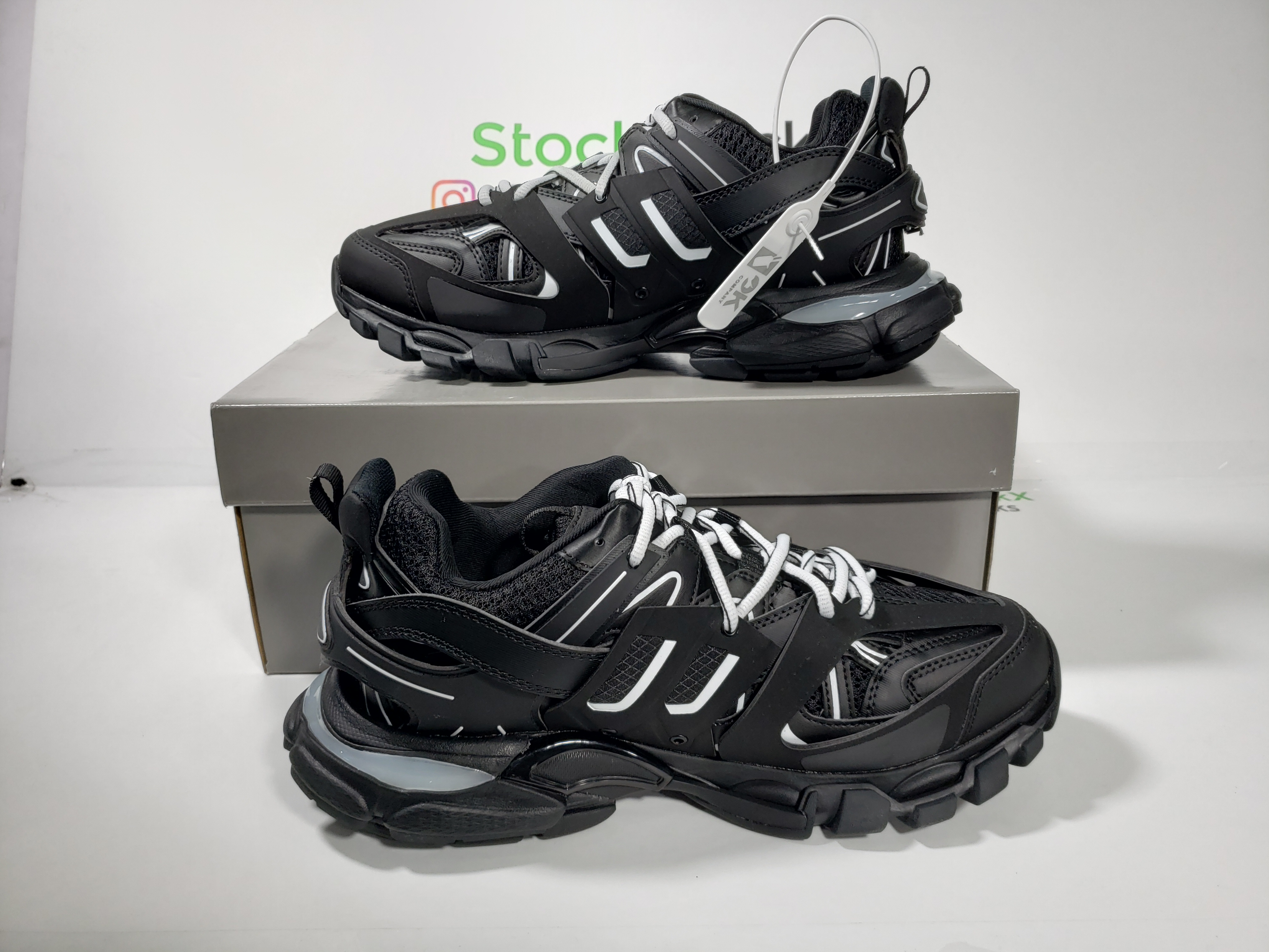 Balenciaga Track Tess Black And White (LED) 542023 W1GB1 2045 review stockxkicks 00