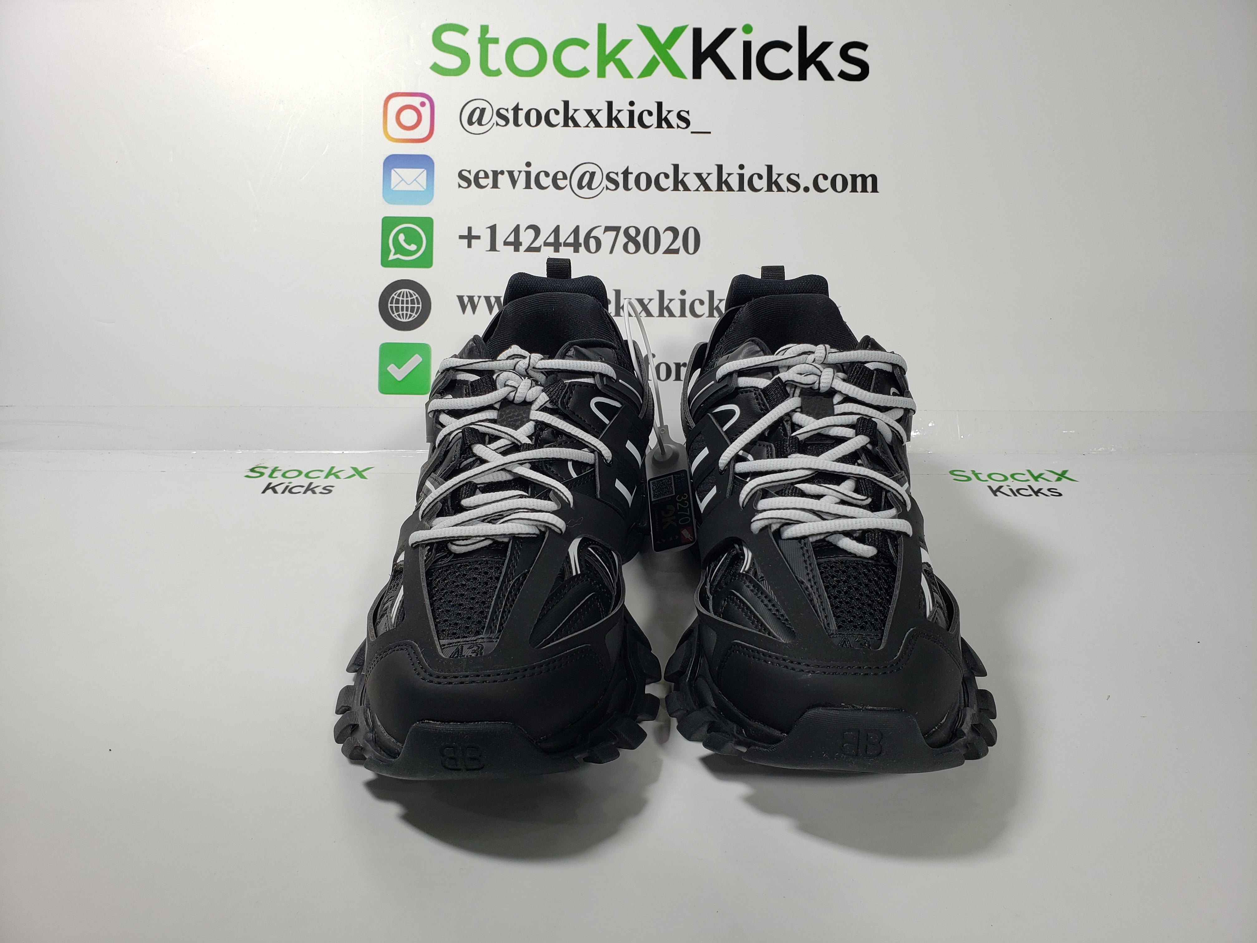 Balenciaga Track Tess Black And White (LED) 542023 W1GB1 2045 review stockxkicks 04