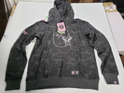 BAPE x Inter Miami CF Camo Pullover Hoodie Pink & Black & White review stockxkicks 01