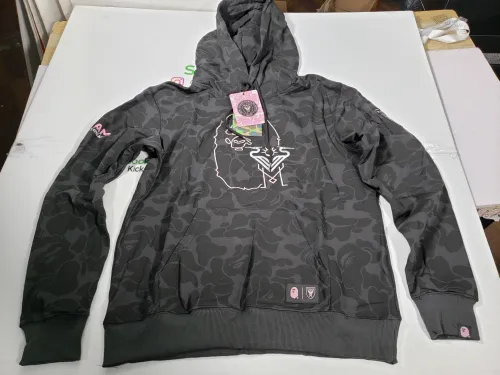 BAPE x Inter Miami CF Camo Pullover Hoodie Pink & Black & White review 