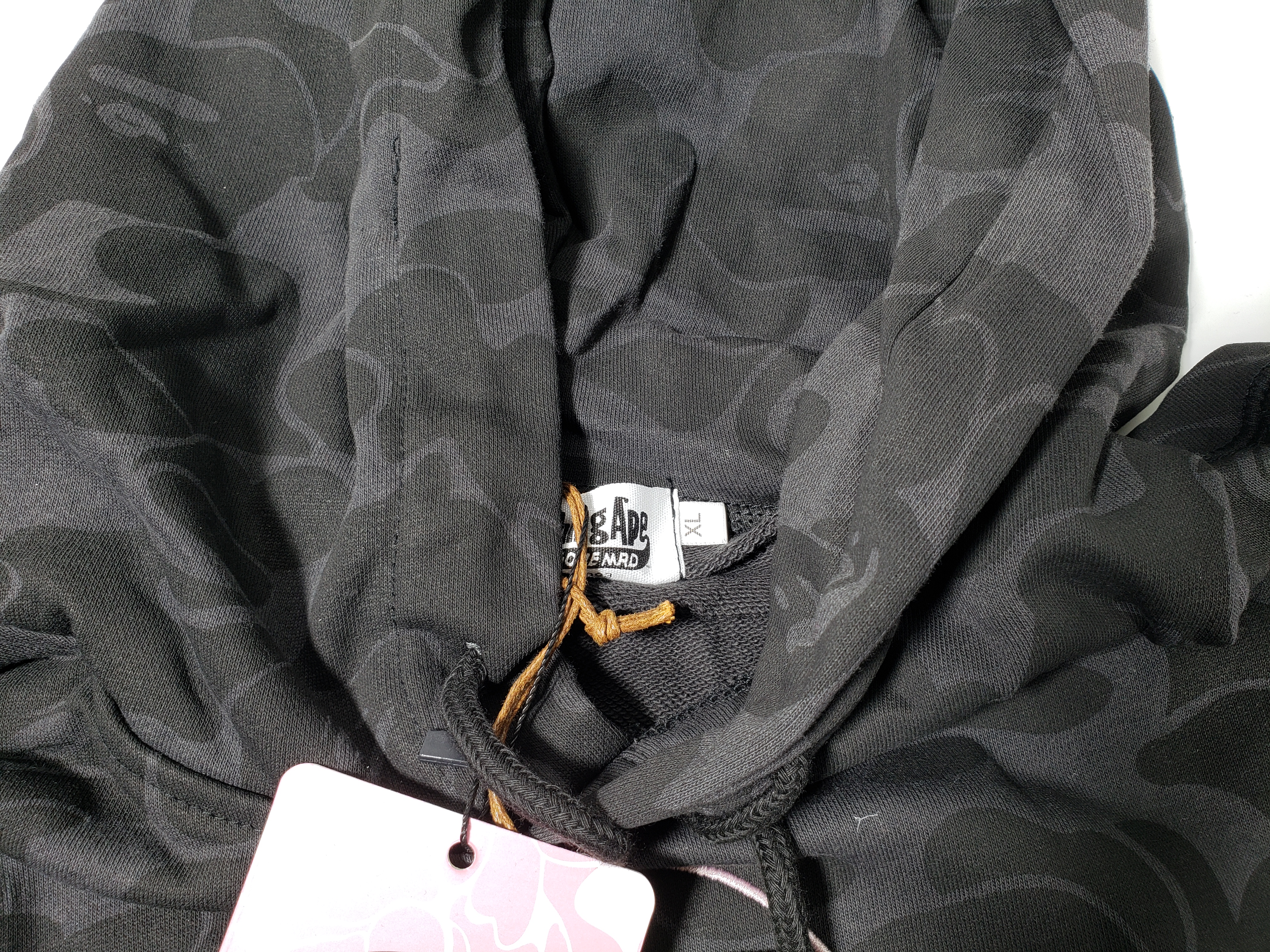 BAPE x Inter Miami CF Camo Pullover Hoodie Pink & Black & White review stockxkicks 02