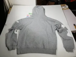Sp5der Beluga Hoodie Heather Grey YZ EG915 review stockxkicks 01