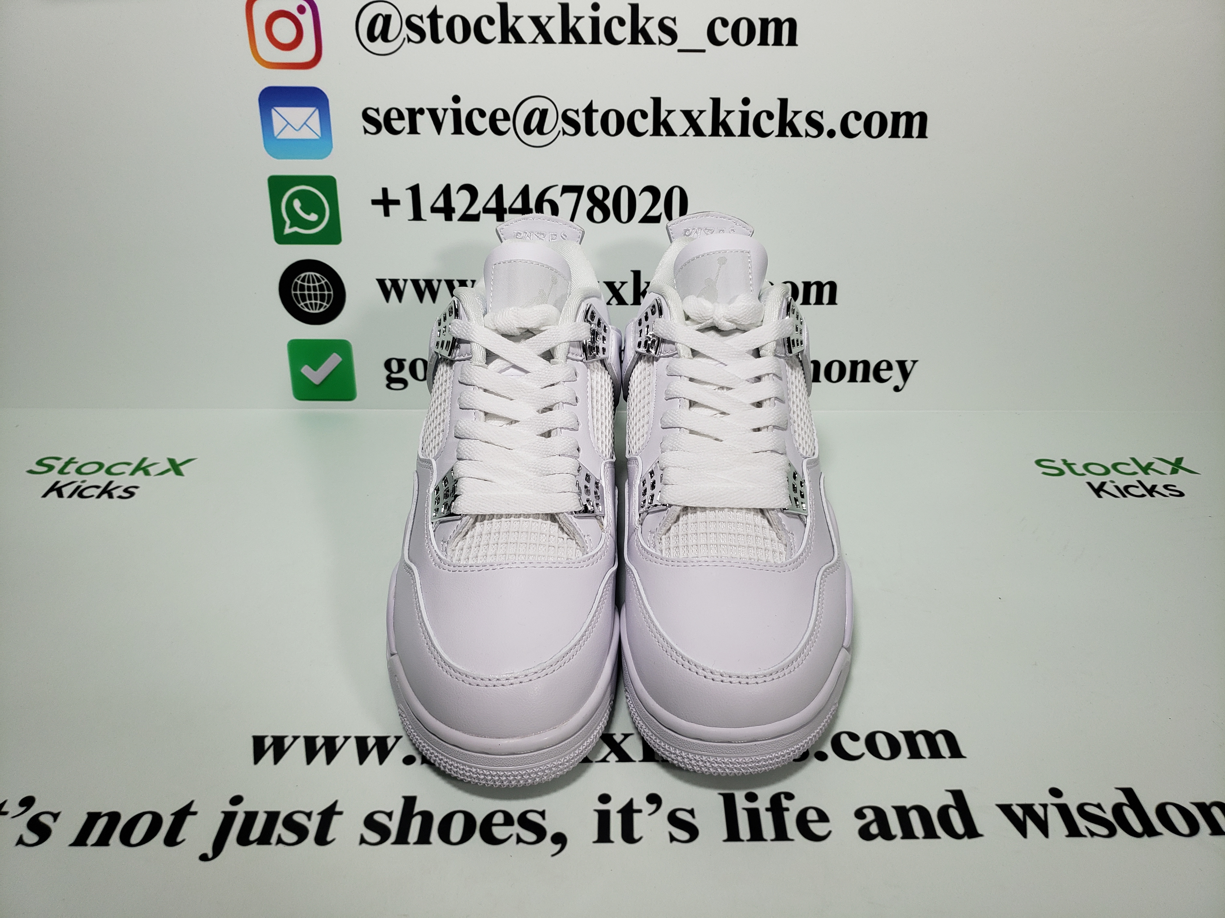 Special offer Batch Air Jordan 4 Retro Pure Money 308497-100 review stockxkicks 01