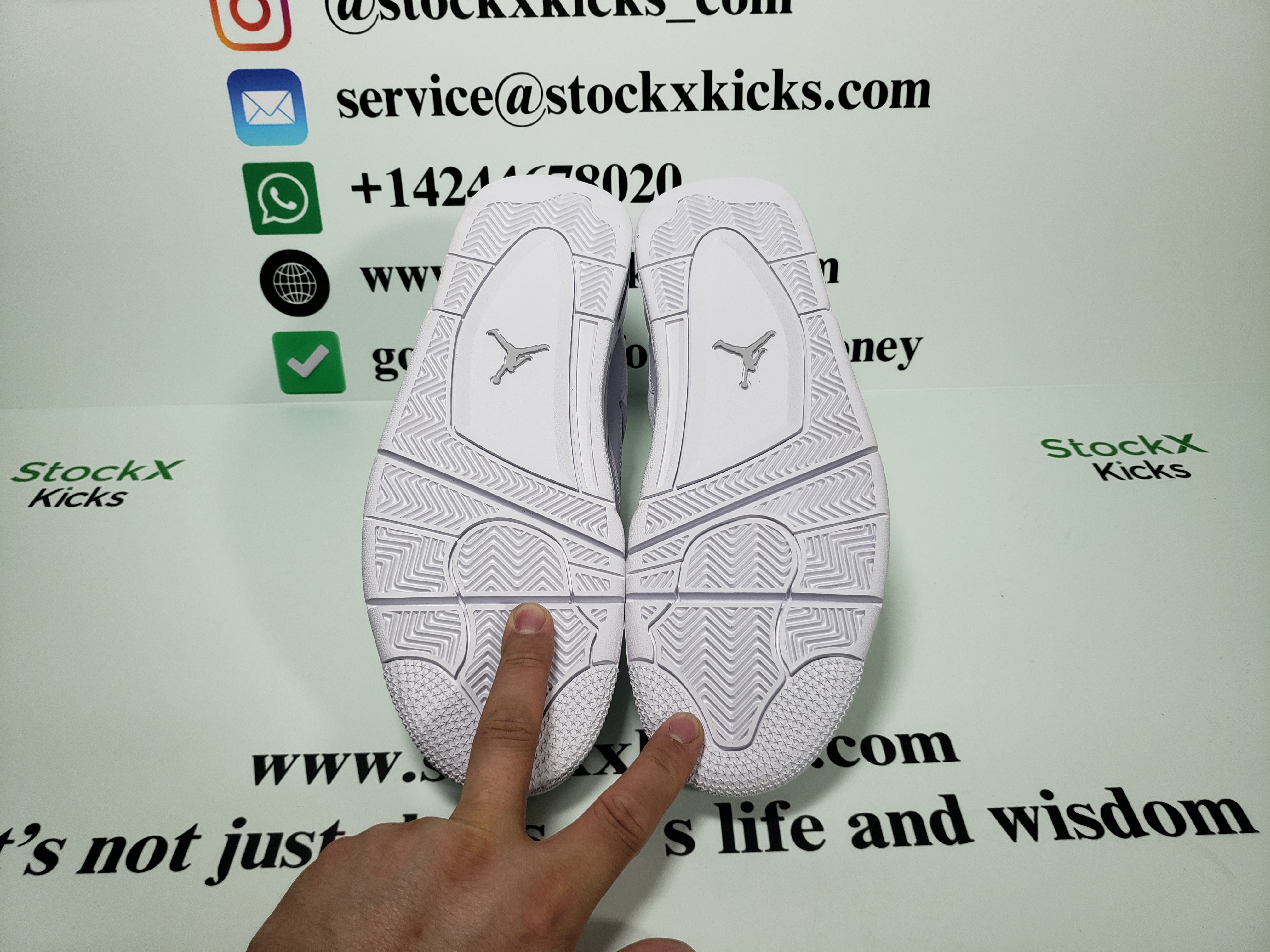 Special offer Batch Air Jordan 4 Retro Pure Money 308497-100 review stockxkicks 04