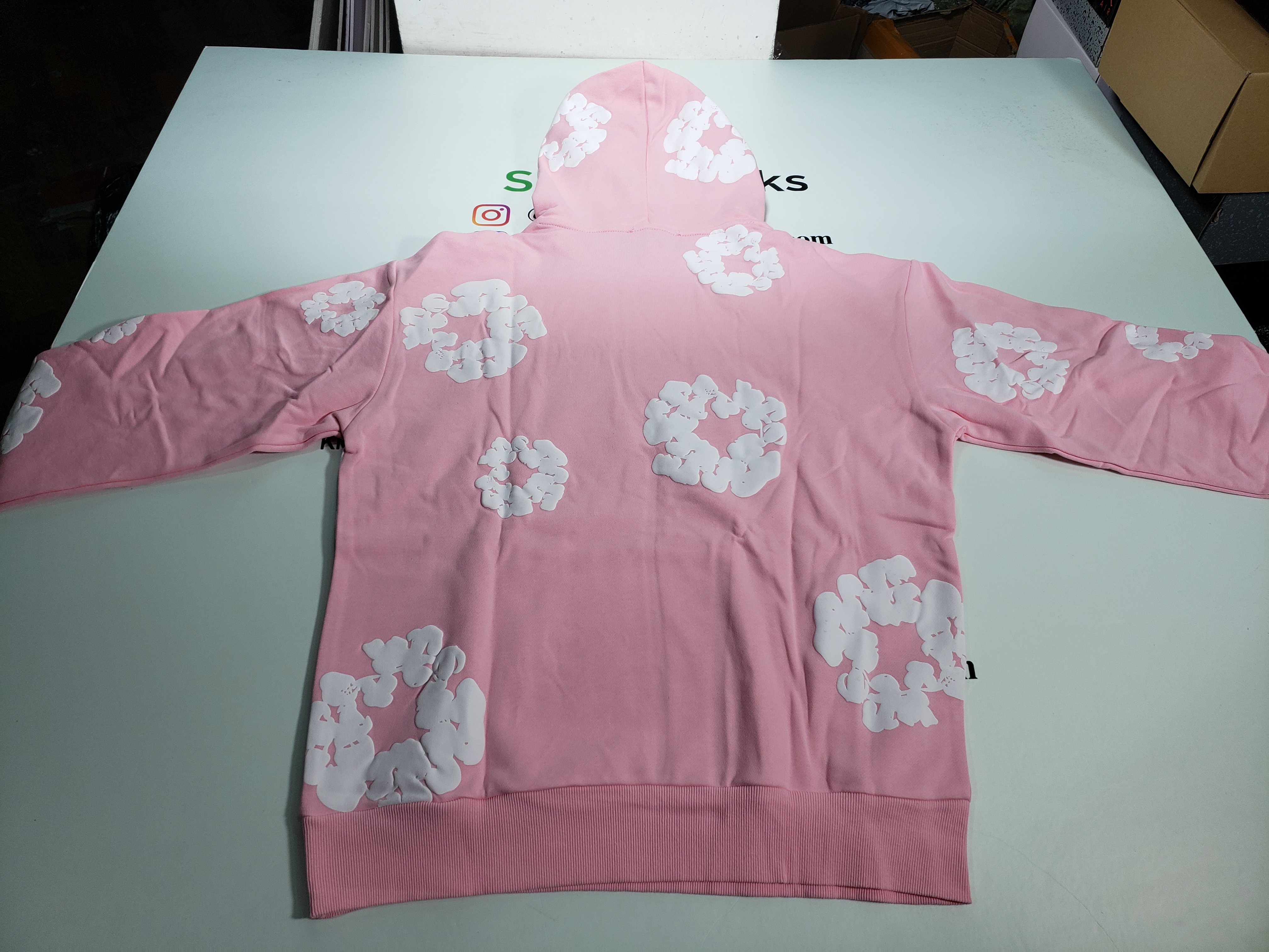 Denim Tears The Cotton Wreath Sweatshirt Pink Hoodie review stockxkicks 00