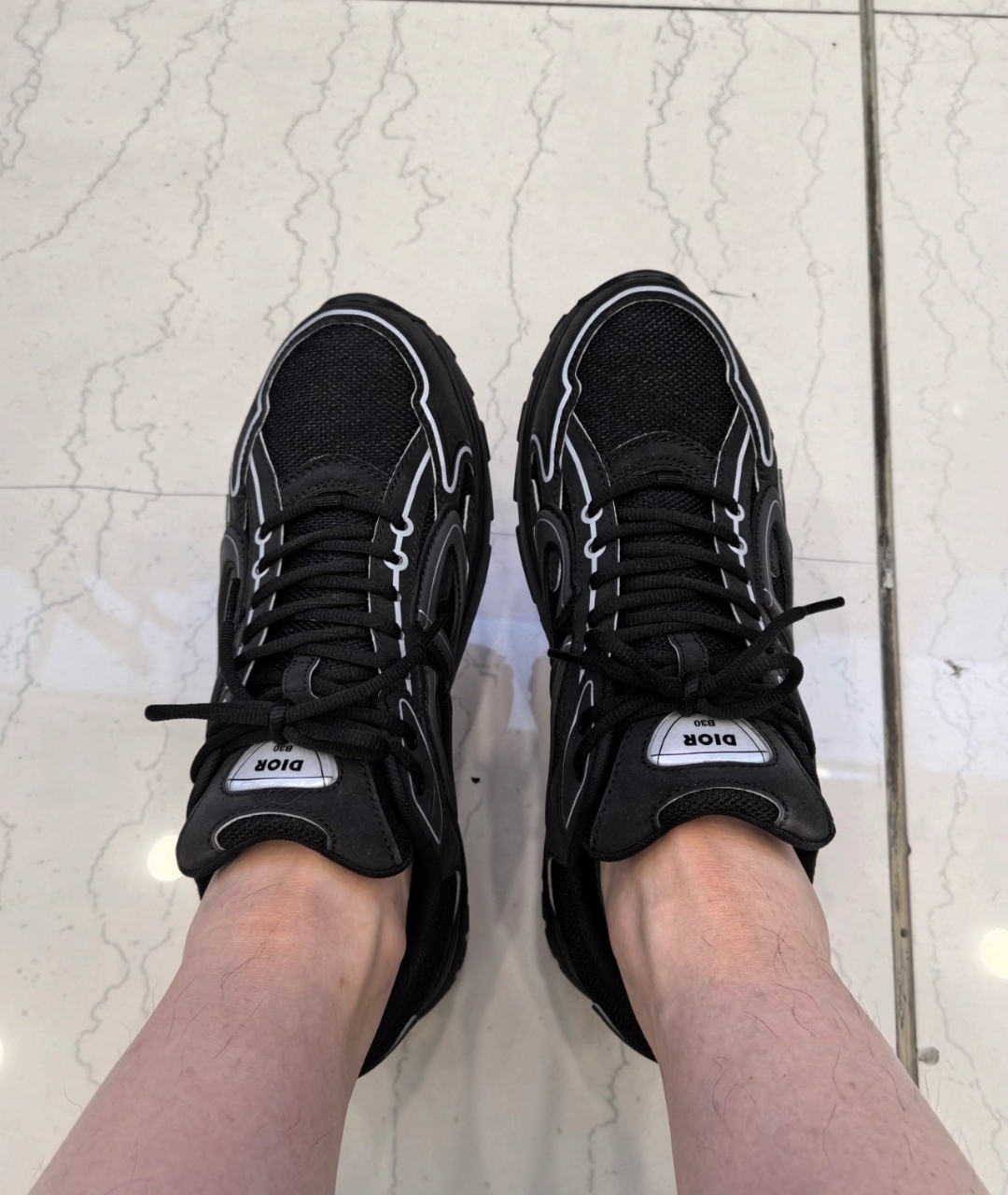 【Top PK Version】Dior B30 New Reflective 3SN27ZIR-16536 review Kyrie 01