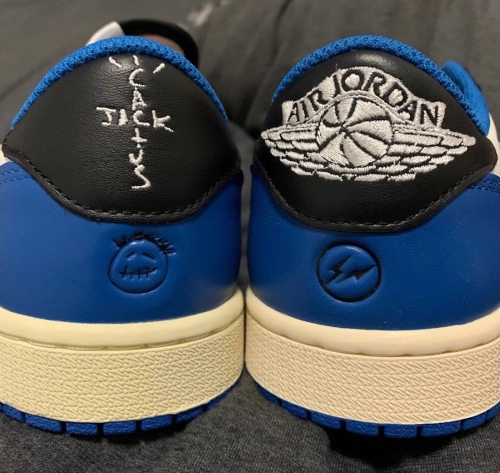 【$59 High Cost Effective】Air Jordan 1 Retro Low OG SP Fragment x Travis Scott DM7866-140 review 
