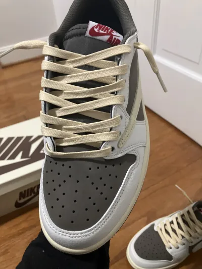 【$49 High Cost Effective】Air Jordan 1 Retro Low OG SP "Travis Scott Reverse Mocha" DM7866-162 review JDL 01