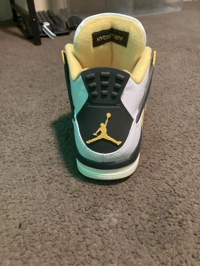 PK God Batch Air Jordan 4 Retro Vivid Sulfur AQ9129-101 review Roy 01