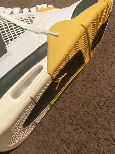 PK God Batch Air Jordan 4 Retro Vivid Sulfur AQ9129-101 review Roy 02