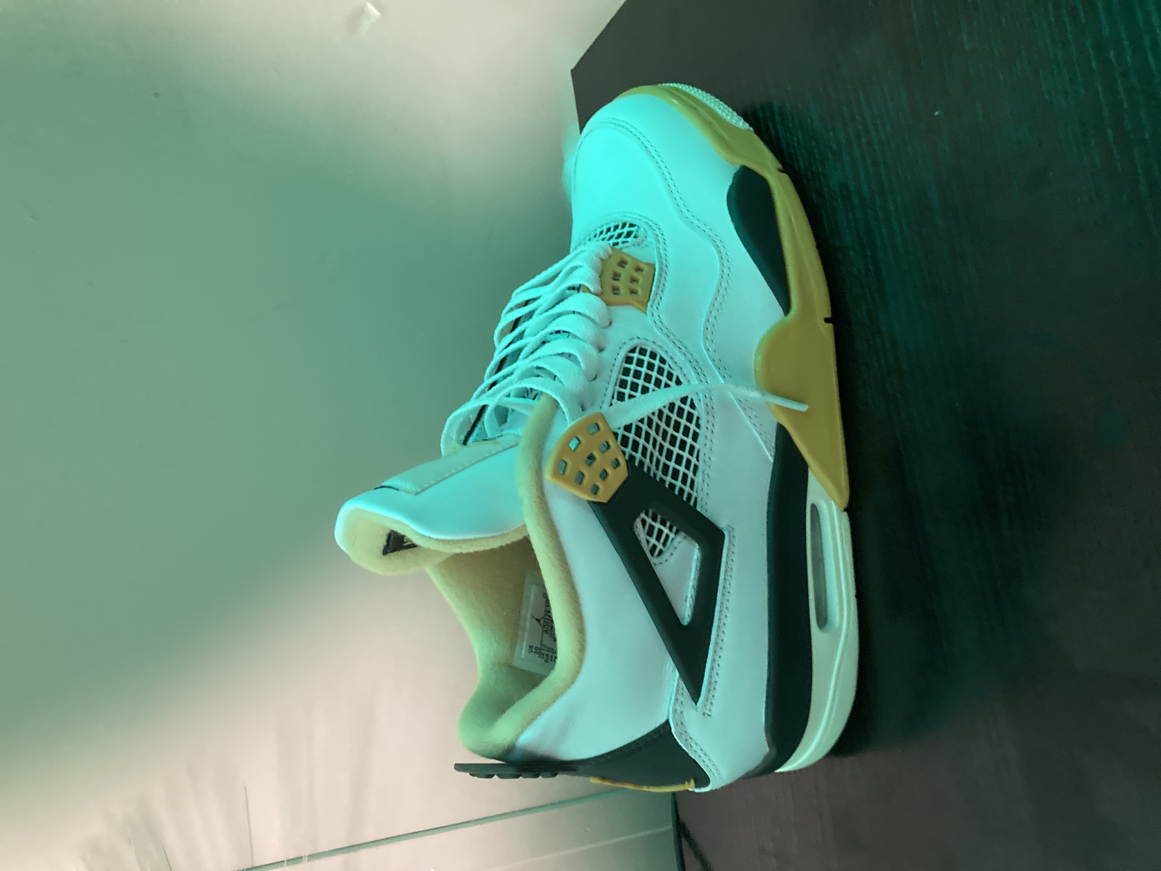 PK God Batch Air Jordan 4 Retro Vivid Sulfur AQ9129-101 review Roy 00