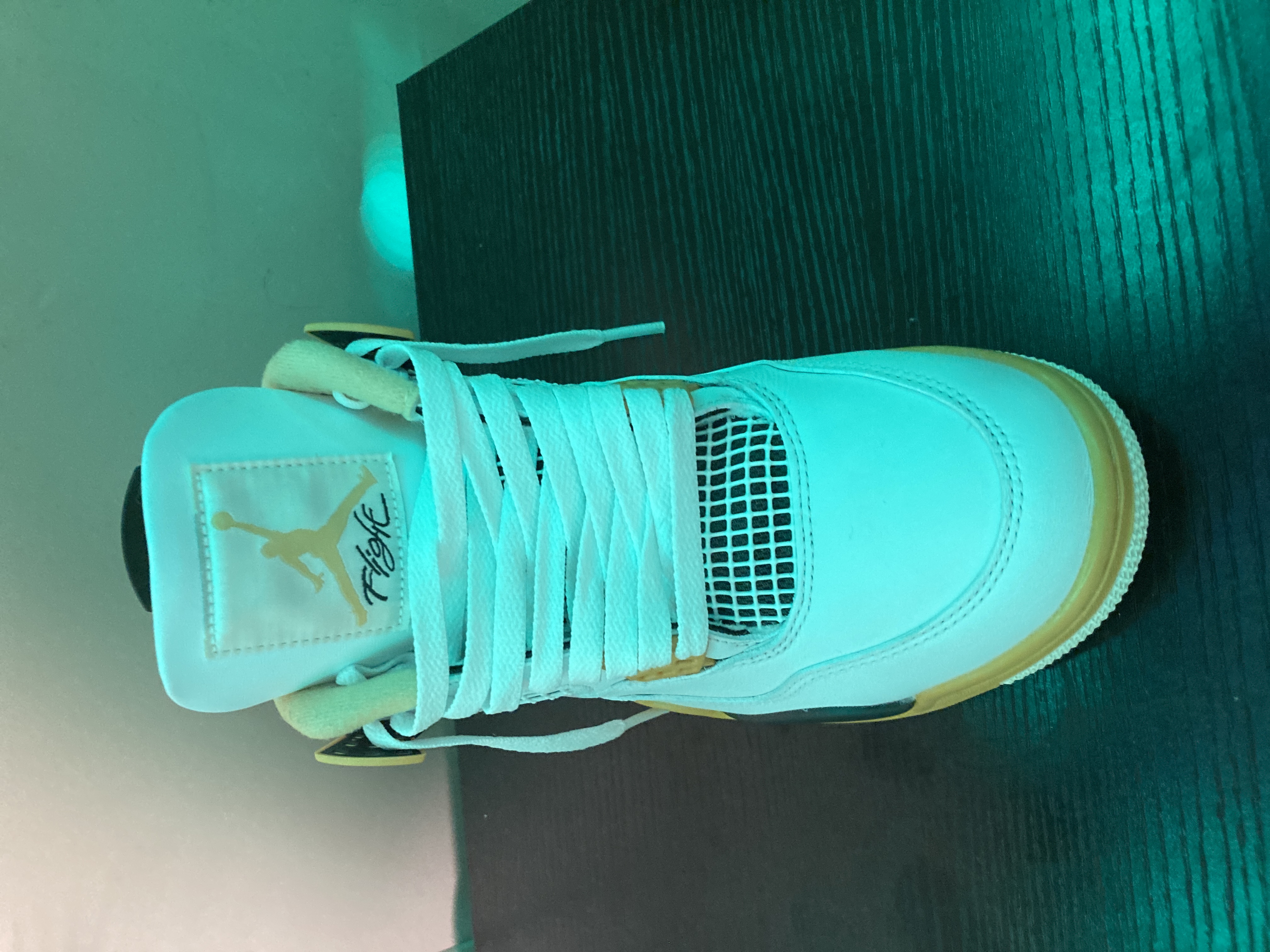 PK God Batch Air Jordan 4 Retro Vivid Sulfur AQ9129-101 review Roy 02