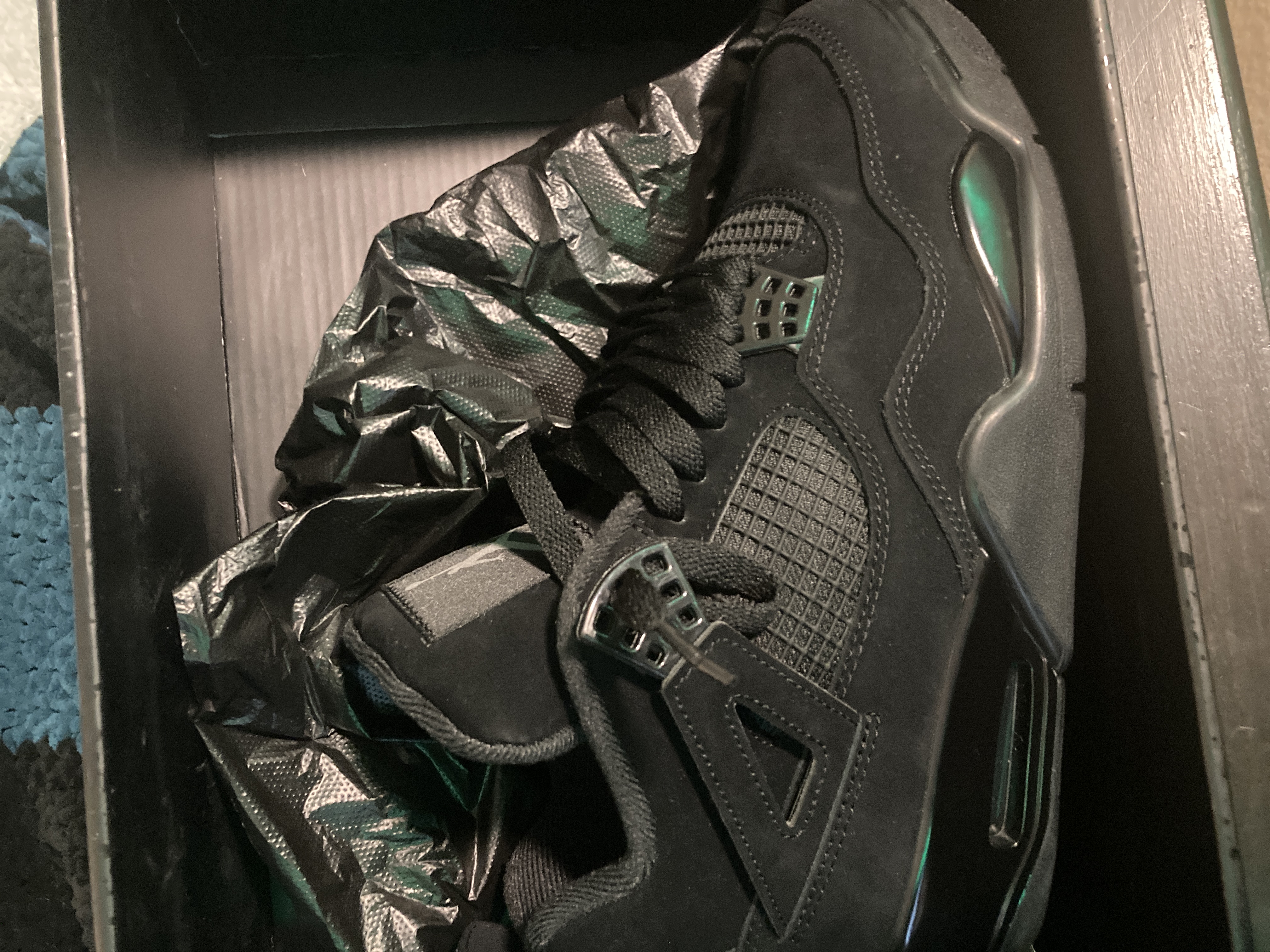 PK God Batch Air Jordan 4 Retro Black Cat CU1110-010 review Roy 00