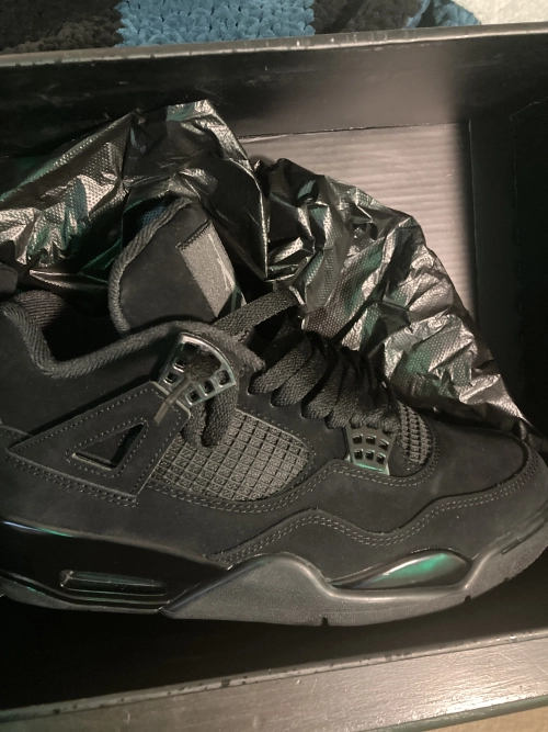 【Top PK God Batch】PK God Batch Air Jordan 4 Retro Black Cat CU1110-010 review 