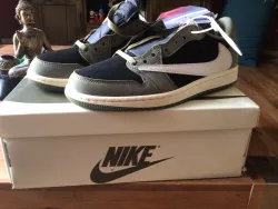PK God Batch Air Jordan 1 Retro Low x Travis Scott Dark Green DM7866-002 review Sneakerhead 02