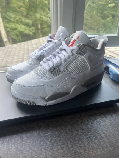 PK God Batch Air Jordan 4 Retro White Oreo (2021) CT8527-100 review Quen 01