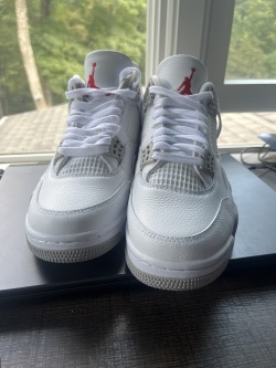 PK God Batch Air Jordan 4 Retro White Oreo (2021) CT8527-100 review Quen 03