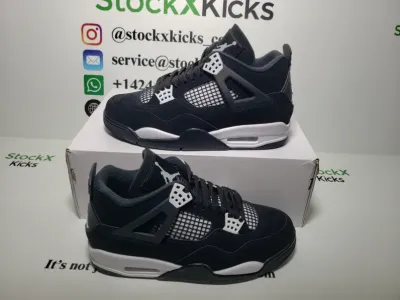 PK God Batch Nike Air Jordan 4 Retro White Thunder FQ8138-001 review Michael 00