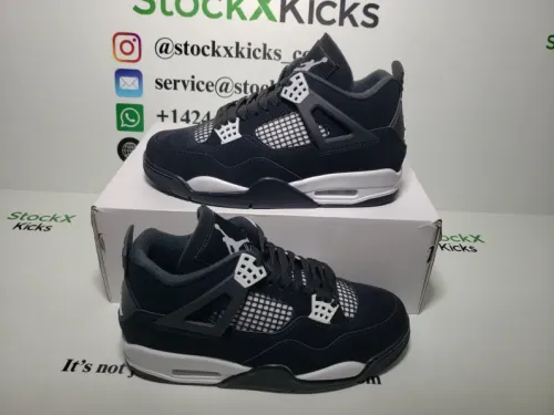 PK God Batch Nike Air Jordan 4 Retro White Thunder FQ8138-001 review 