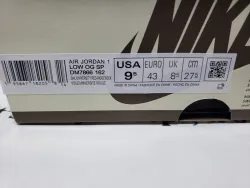 H12 Batch Air Jordan 1 Retro Low OG SP Travis Scott Reverse Mocha DM7866-162  review Quentin 01