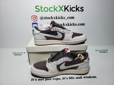 H12 Batch Air Jordan 1 Retro Low OG SP Travis Scott Reverse Mocha DM7866-162  review Quentin 03