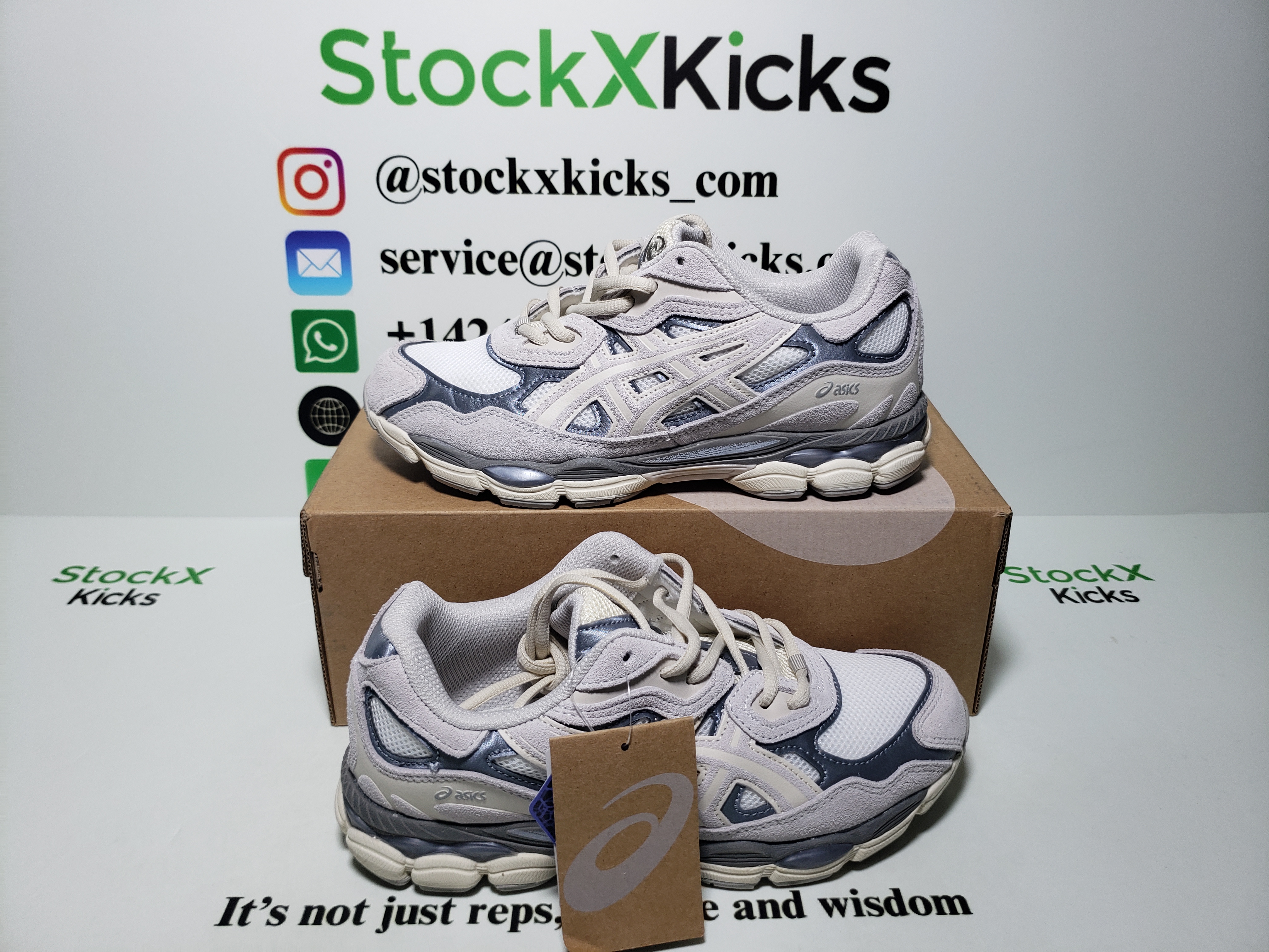 ASICS Gel-NYC Oyster Grey 1201A789-103 review Stockxkicks 04