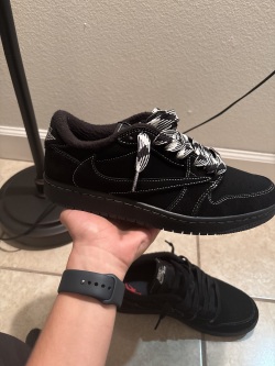 【$59 High Cost Effective】Air Jordan 1 Retro Low OG SP Travis Scott Black Phantom DM7866-001 review Yoel Hernandez 02