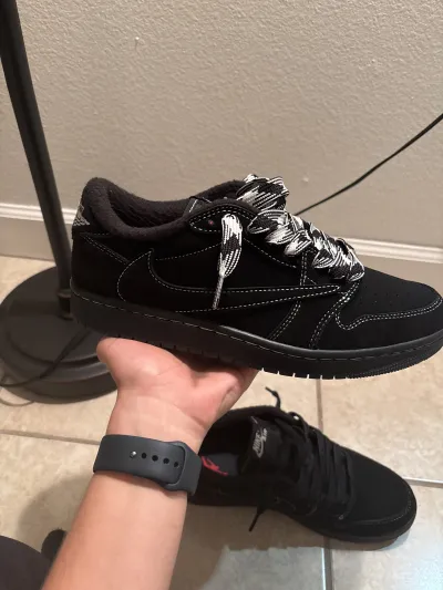 【$49 High Cost Effective】Air Jordan 1 Retro Low OG SP Travis Scott Black Phantom DM7866-001 review Yoel Hernandez 01