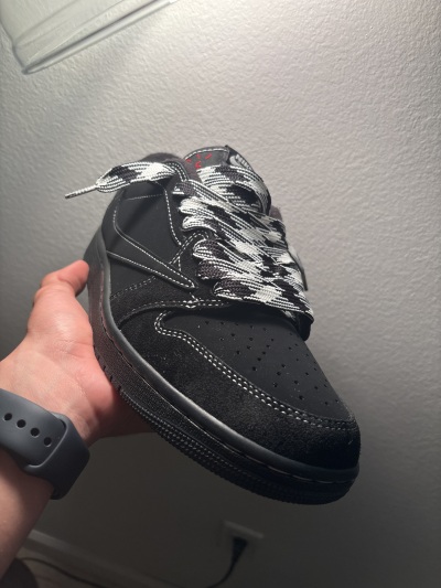 【$59 High Cost Effective】Air Jordan 1 Retro Low OG SP Travis Scott Black Phantom DM7866-001 review Yoel Hernandez 05