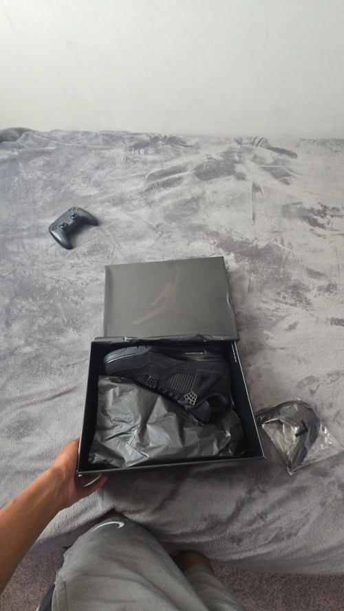 【Top PK God Batch】PK God Batch Air Jordan 4 Retro Black Cat CU1110-010 review 