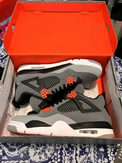【High Quality $59 Free Shipping】Air Jordan 4 Red Glow Infrared DH6927-061 review Blown away  02