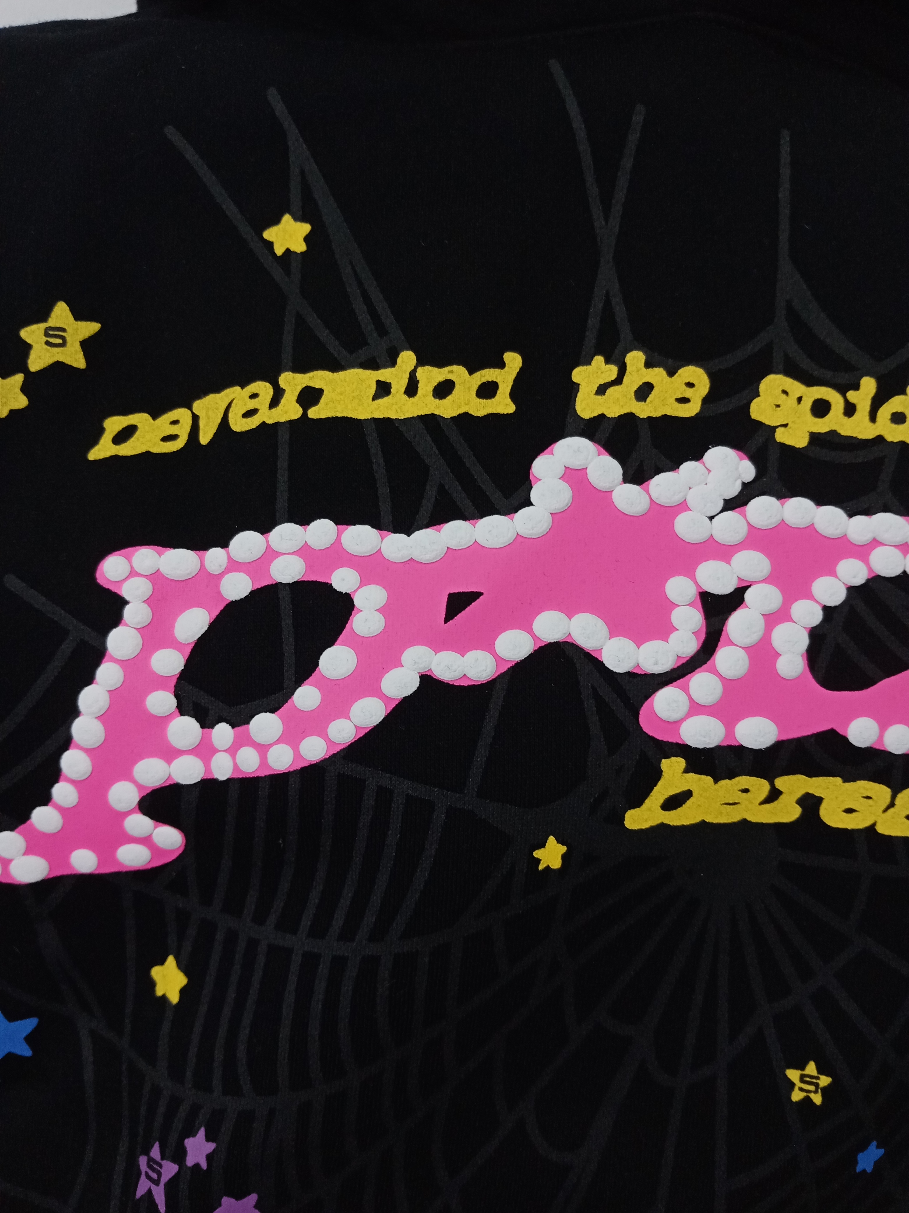 Sp5der P*NK Hoodie Black YZ EG912 review Ken