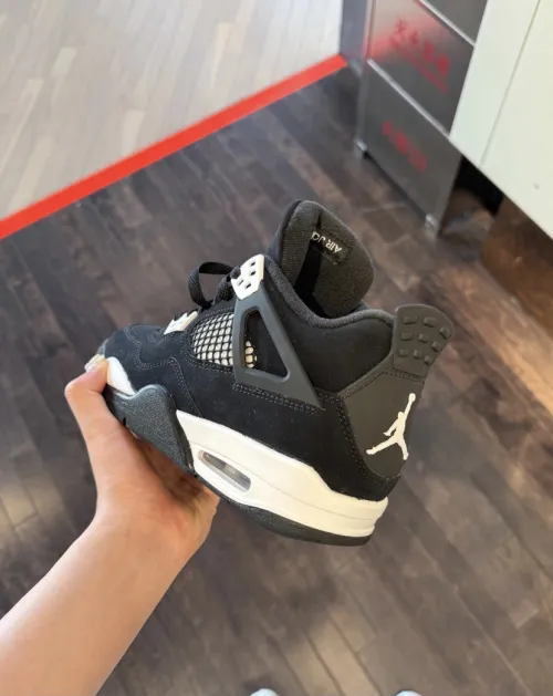 PK God Batch Nike Air Jordan 4 Retro White Thunder FQ8138-001 review 
