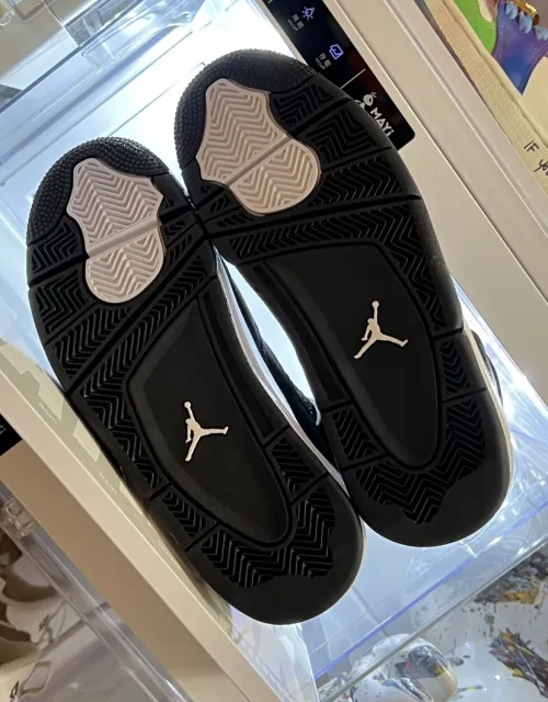 PK God Batch Nike Air Jordan 4 Retro White Thunder FQ8138-001 review 
