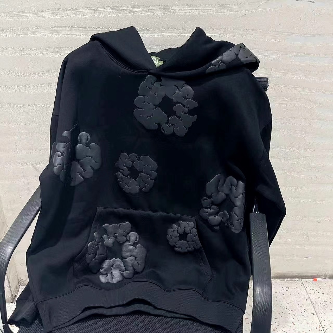 Denim Tears Cotton Wreath Hoodie Black Monochrome review Troy Stephens