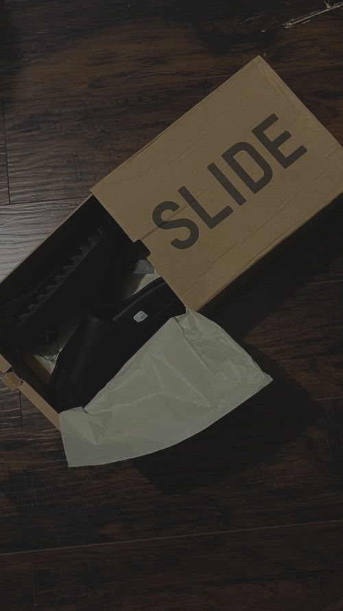 PK God Batch adidas Yeezy Slide Onyx HQ6448 review 